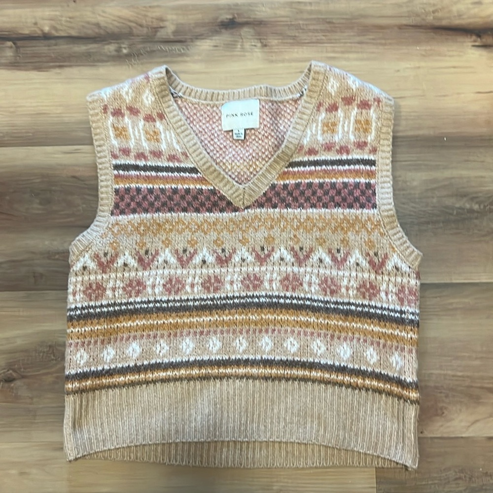 Pink Rose Sweater